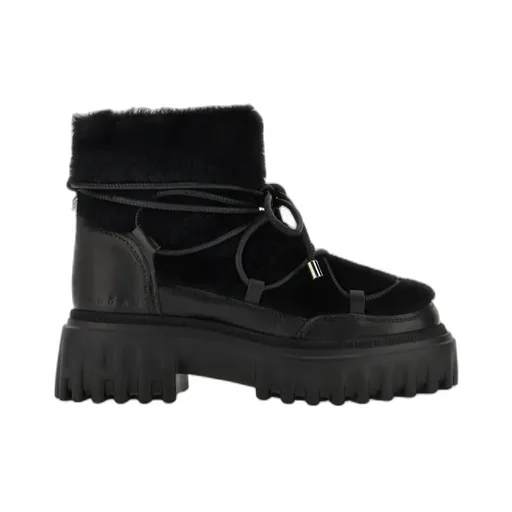 Fur-Trimmed Boots