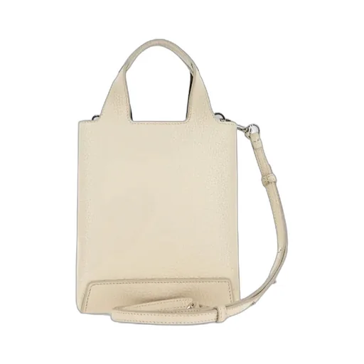 Logo Embossed Top Handle Bag