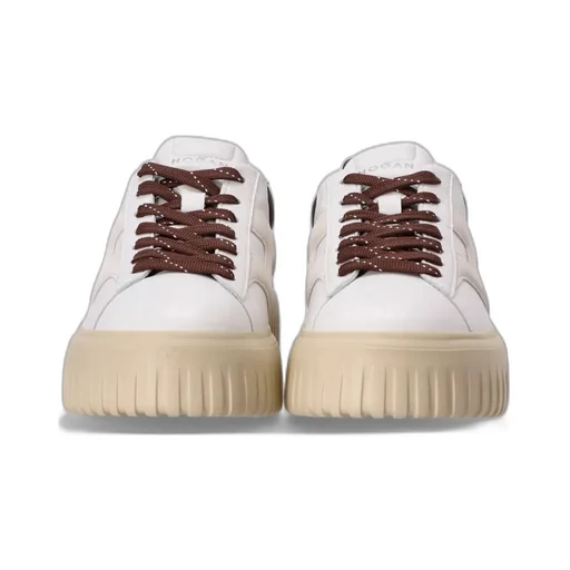 H-Striped Platform Low-Top Sneakers