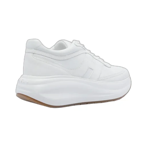 Leather Round-Toe Sneakers