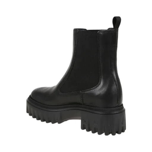 Elastic-Panel Platform Chelsea Boots