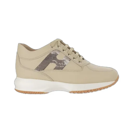 Sequin-Embellished Low-Top Trainers