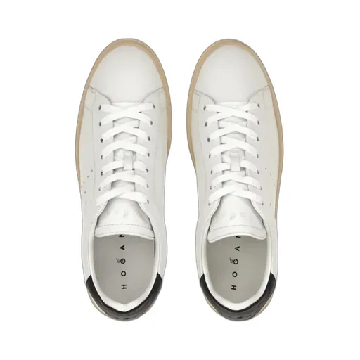 Round-Toe Lace-Up Sneakers