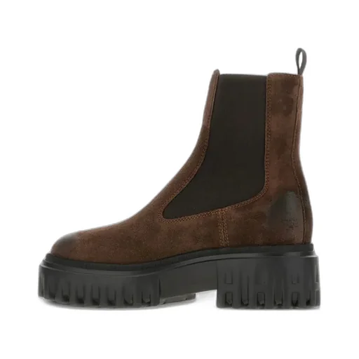50Mm Elastic-Panel Leather Boots