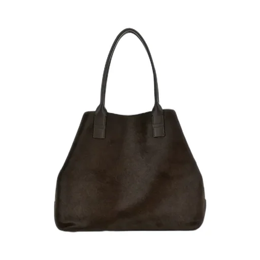 Script Logo Detailed Medium Tote Bag