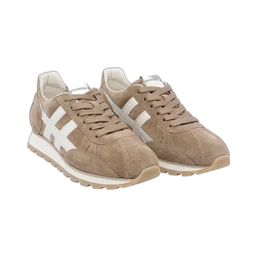 H-Detail Suede Sneakers