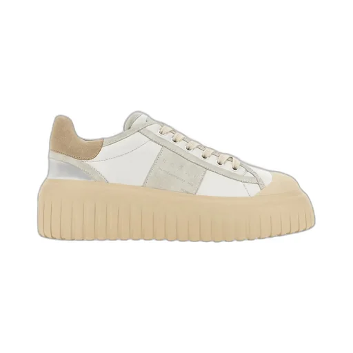 Logo Embossed Lace-Up Sneakers
