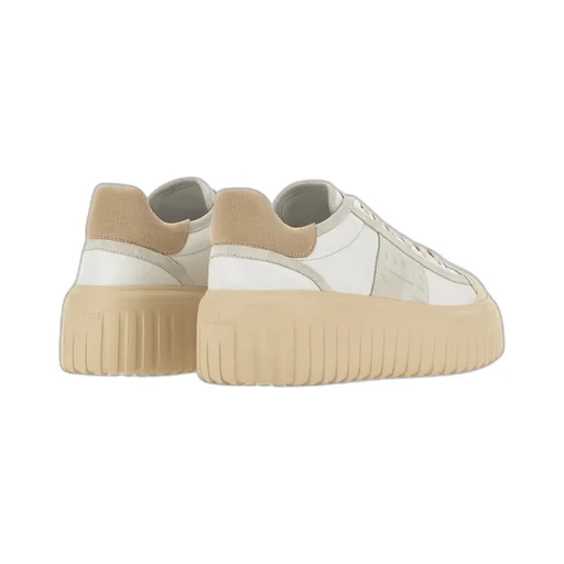 Logo Embossed Lace-Up Sneakers