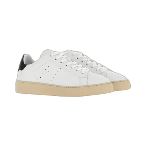 Round-Toe Lace-Up Sneakers