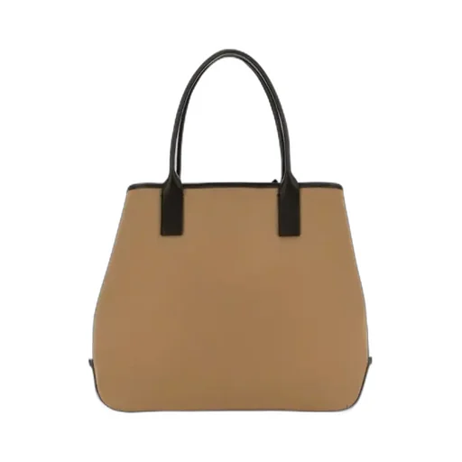 Logo Embossed Medium Script Tote Bag