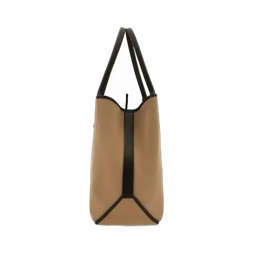 Logo Embossed Medium Script Tote Bag