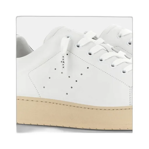 Round-Toe Lace-Up Sneakers