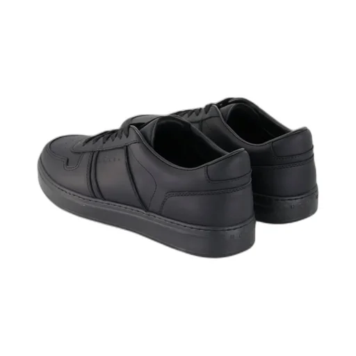 H668 Leather Lace-Up Trainers