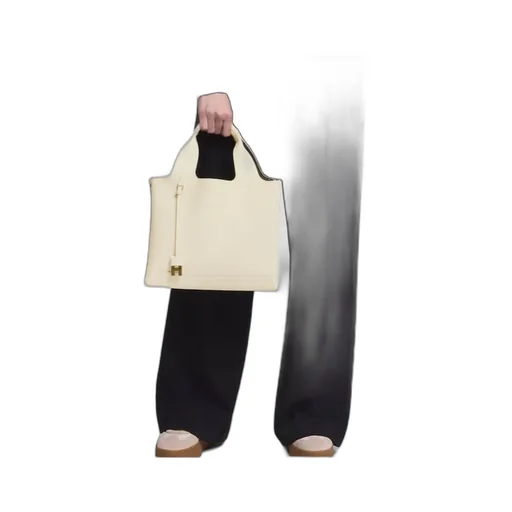 H Logo Charm Shopping Bag
