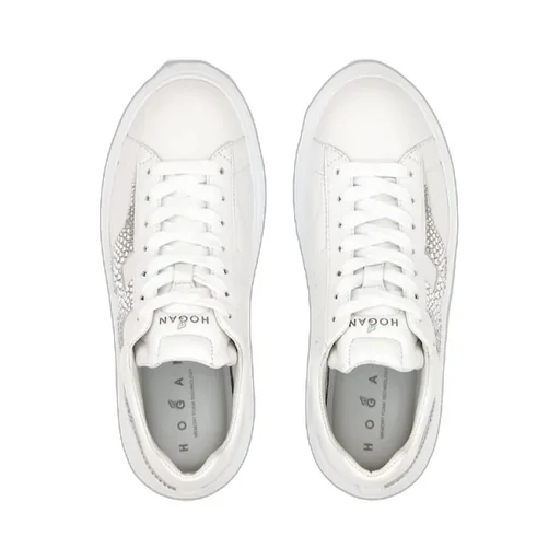 H-Stripes Embellished Lace-Up Sneakers