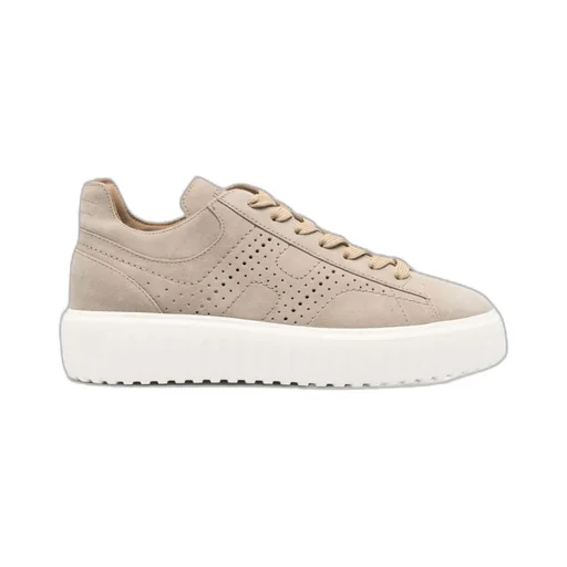 Round Toe Lace-Up Sneakers