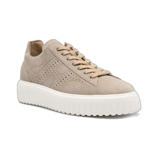 Round Toe Lace-Up Sneakers