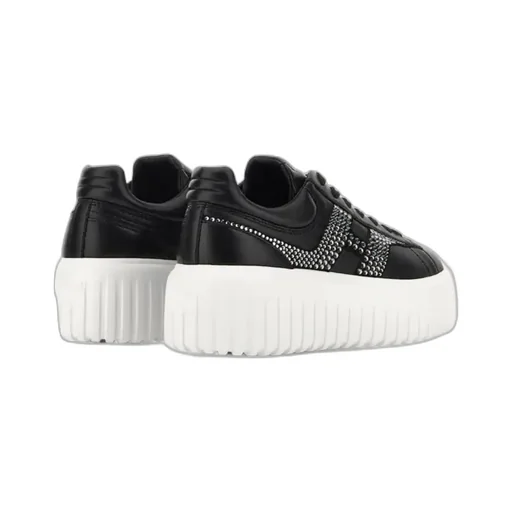 H-Stripes Embellished Lace-Up Sneakers