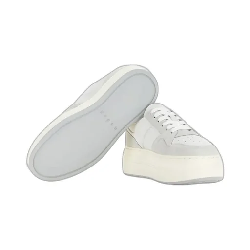 Skyscraper Logo Printed Lace-Up Sneakers