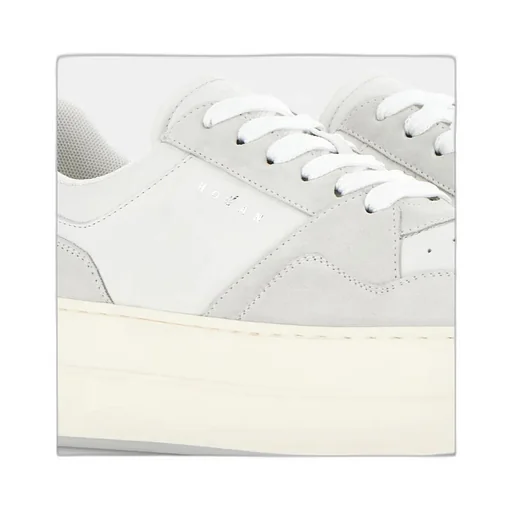 Skyscraper Logo Printed Lace-Up Sneakers