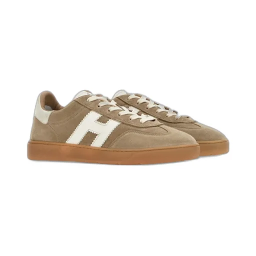 Logo Embossed Lace-Up Sneakers