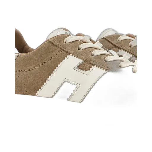Logo Embossed Lace-Up Sneakers