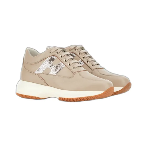Interactive Logo Patch Sneakers