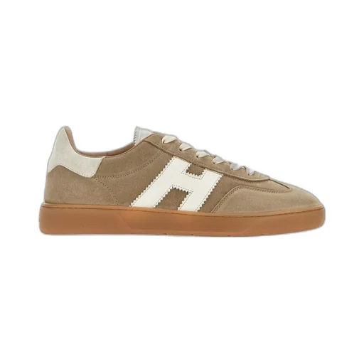 Logo Embossed Lace-Up Sneakers