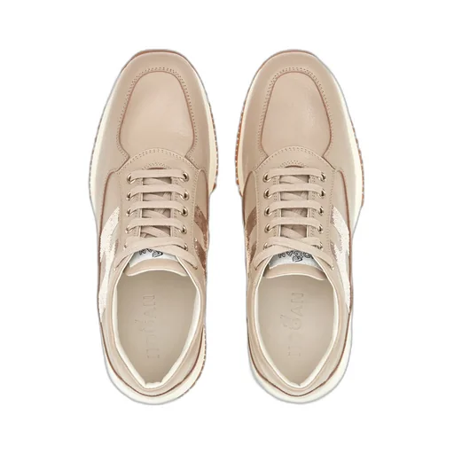 Interactive Logo Patch Sneakers