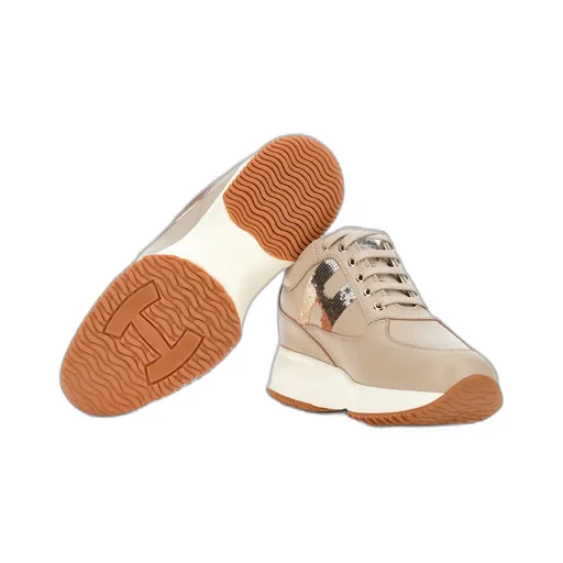Interactive Logo Patch Sneakers