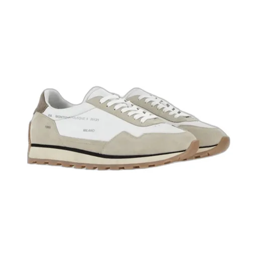 Round-Toe Low-Top Sneakers