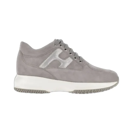Interactive Round Toe Lace-Up Sneakers