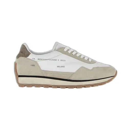 Round-Toe Low-Top Sneakers