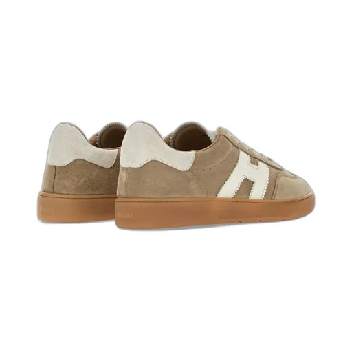 Logo Embossed Lace-Up Sneakers