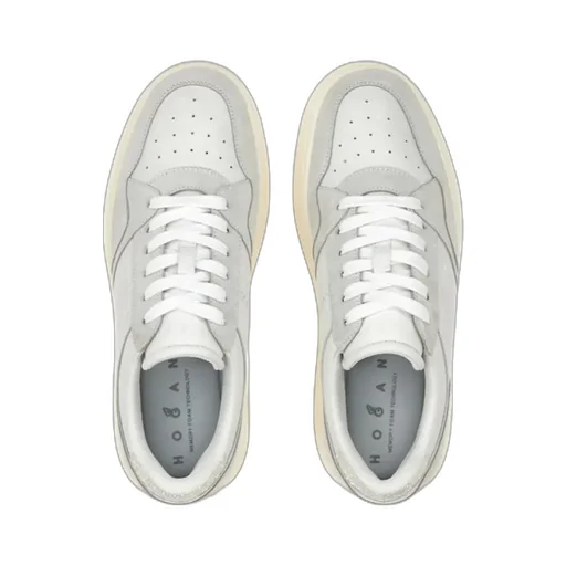 Skyscraper Logo Printed Lace-Up Sneakers