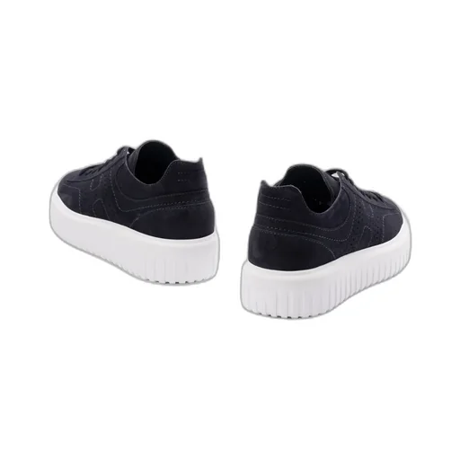 Round Toe Lace-Up Sneakers