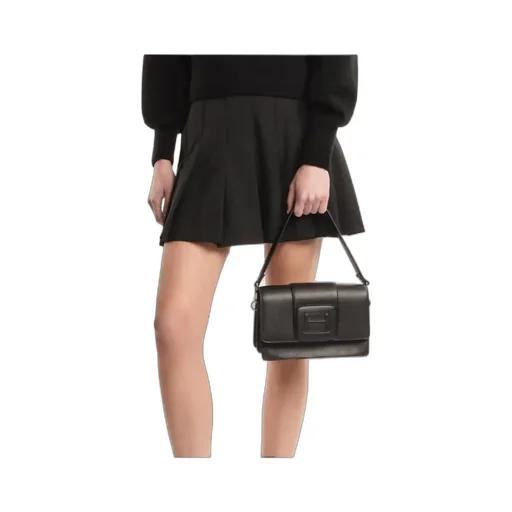 H-Bag Foldover-Top Shoulder Bag