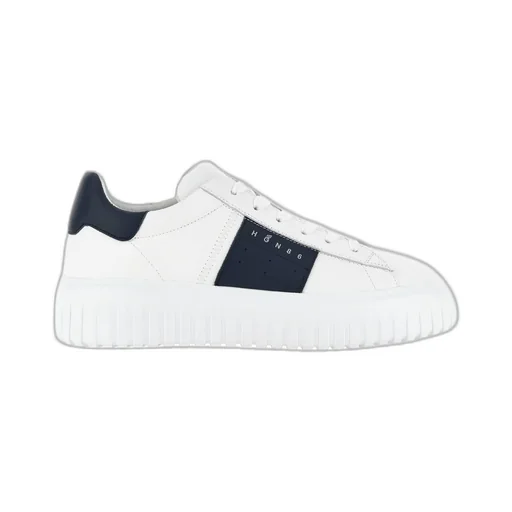 Round-Toe Lace-Up Sneakers