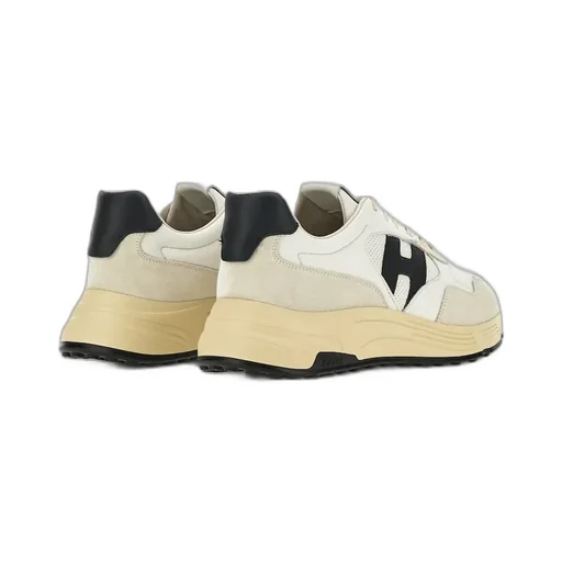 Panelled Lace-Up Sneakers