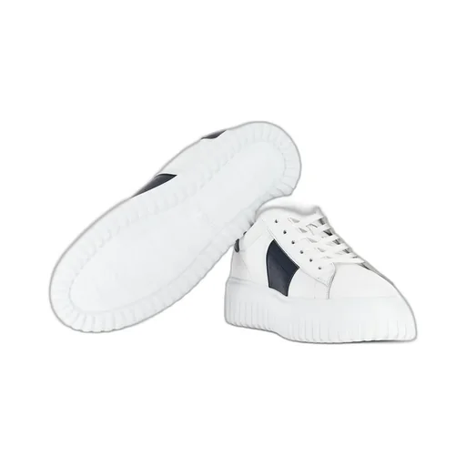 Round-Toe Lace-Up Sneakers