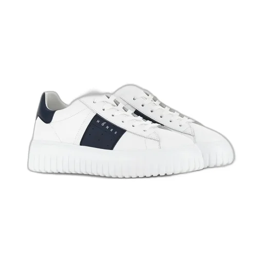 Round-Toe Lace-Up Sneakers