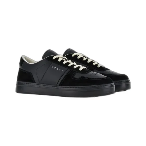 H-Tv Logo Printed Panelled Sneakers
