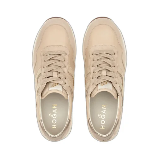 H483 Midi Platform Round Toe Sneakers