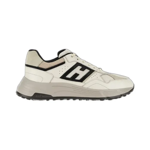 Round-Toe Lace-Up Sneakers