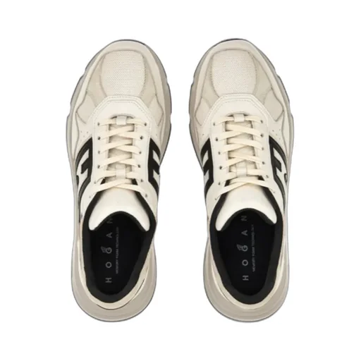 Round-Toe Lace-Up Sneakers