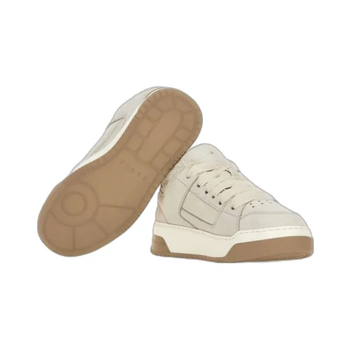 H667 Faux-Shearling Lace-Up Sneakers