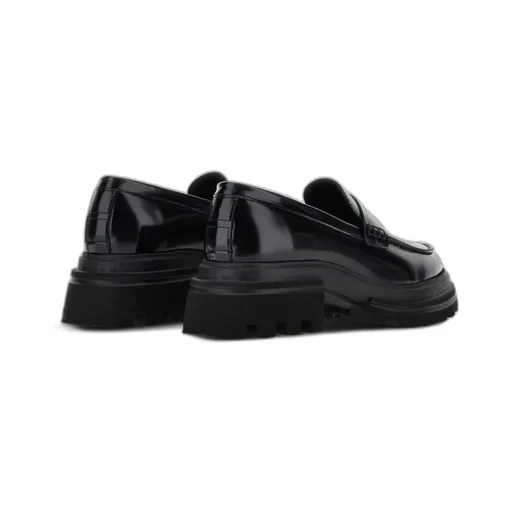 Polished Leather Loafers