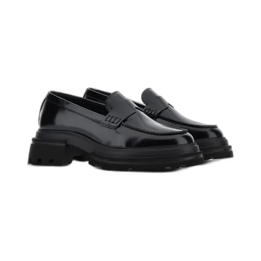 Polished Leather Loafers