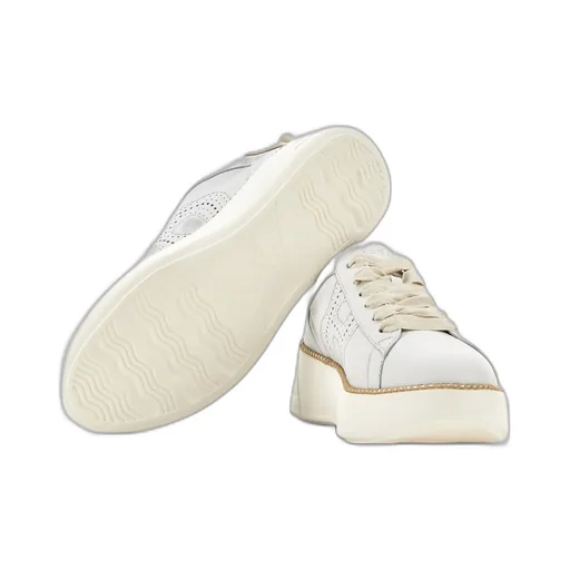 Perforated Detailed Lace-Up Sneakers