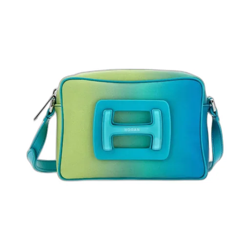 Logo Plaque Zip-Up Shoulder Bag